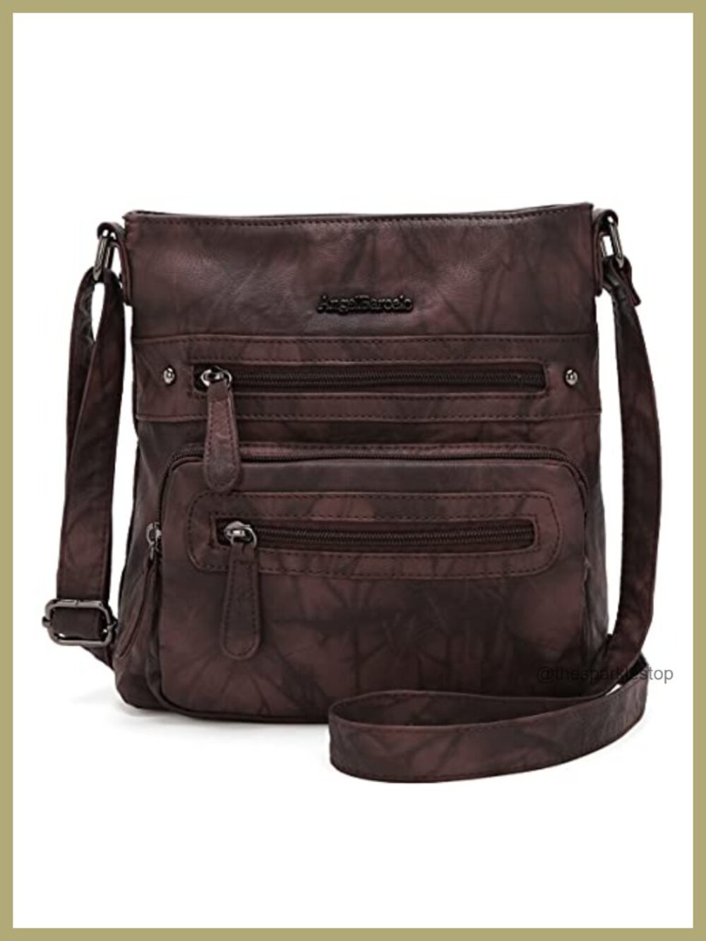 Ultra Soft Faux Leather Crossbody Bag for Women, Waterproof Shoulder Purse